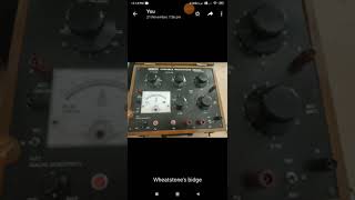 measurement of resistance using Wheatstone bridge [upl. by Arrehs]