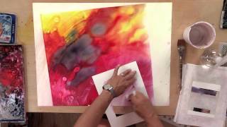 Preview  Abstract Painting Watermedia on YUPO with Mark Mehaffey [upl. by Haduhey159]