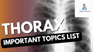 Thorax anatomy important topics list for first professional MBBS exams mbbsmotivation mbbs [upl. by Dave30]