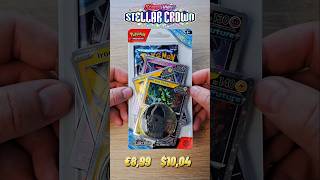 NEW Pokemon Stellar Crown Premium Checklane Blister shorts pokemon pokémon pokemoncards short [upl. by Yboj]