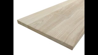 Pannello Lamellare Monostrato in Legno di Paulownia da Brico Legno Store [upl. by Genesia]