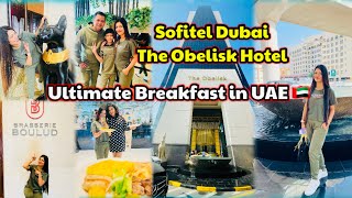 Sofitel Dubai The Obelisk Hotel  Ultimate Breakfast In UAE 🇦🇪  Food Tour [upl. by Enytsirk]