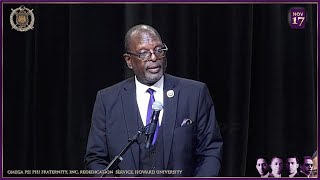 First Vice Grand Basileus  Omega Psi Phi Achievement Week 2024  Mark E Jackson Sr [upl. by Nebur]