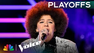 Shyes Voice Shines on One Directions quotStory of My Lifequot  The Voice Playoffs  NBC [upl. by Bowen123]