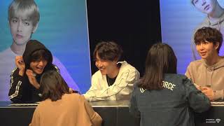 180408 25 BTS Puma Turin fansign 4K JHope focus [upl. by Artemisia]