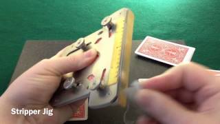 Stripper Jig Card Trimmer in Use [upl. by Neerbas]