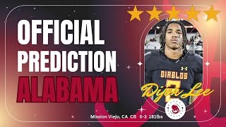 Breaking Bama Gets a 5 StarThe Recruits are Rolling In [upl. by Klehm]