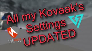 VT MATTYS KOVAAKS SETTINGS 2023 TOP AIM TRAINER SETTINGS [upl. by Addiel]