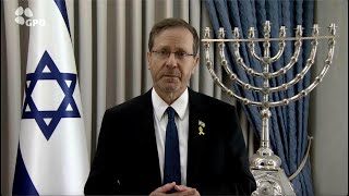 President Herzog’s message to Jewish communities on the anniversary of the October 7 terror attack [upl. by Fisuoy]