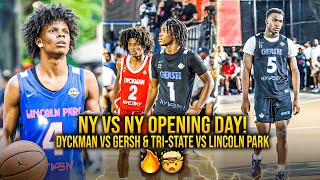 NY vs NY OPENING DAY Will Gersh Park WIN IT ALL Dyckman vs Gersh amp TriState vs Lincoln Park 🔥🤯 [upl. by Floria312]