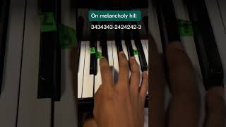 Gorillazon melancholy hill tutorial fácil para piano gorillaz hits pop top10 gorillaz [upl. by Robinetta]