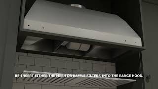 EZ1 Broan Range hood installation system [upl. by Saalocin260]