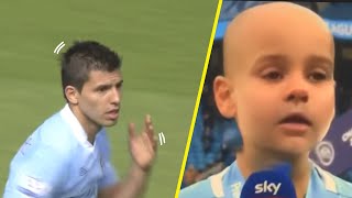 Agüero’s Goal vs QPR but he misses baby pep reacts [upl. by Hofstetter17]