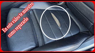 Como Reparar Funda de Asiento de Auto  Tapiceria Basica [upl. by Emarej]