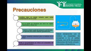 Procedimiento de Cateterismo Vesical  10 04 22 [upl. by Annawik]