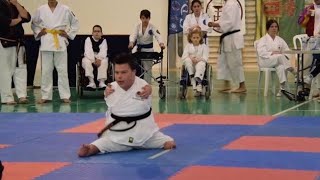 Adapted Karate  Disability Karate Federation This is the Kata Empi 2024 new vidio [upl. by Issie]