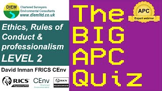 LEVEL 2 Ethics Rules of Conduct amp Professionalism  The BIG APC Quiz [upl. by Eicram]