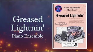 Greased Lightnin  Multi Level Piano Ensemble [upl. by Delsman]