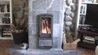 TULIKIVI TU900 TIMELAPSE  Masonry Heater Design House [upl. by Gilmore]