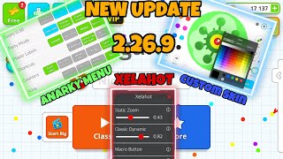 NEW UPDATE MOD IOS ANARKY MENU  NO CRASH  CUSTOM SKIN VERSION 2269 AGARIO MOBILE [upl. by Waldman519]