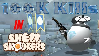 100000 KILLS in Shell Shockers 60 FPS Pro Gameplay [upl. by Irb]