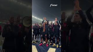 🔥 PSG  OM  les joueurs du PSG fêtent la victoire avec les ramasseurs de balles [upl. by Ilona264]