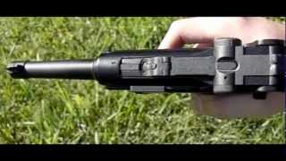 WE LUGER P08 SLOW MOTION AIRSOFT [upl. by Apur540]