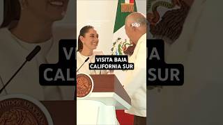 quotQUERIDA PRESIDENTAquot🥹 GOBERNADOR de BAJA CALIFORNIA SUR😎 recibe a CLAUDIA SHEINBAUM 🇲🇽 [upl. by Etan]