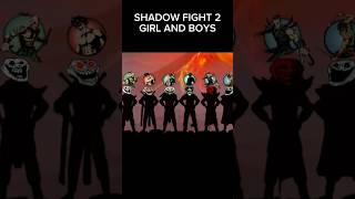 GIRL VS BOYS 😈SHADOW FIGHT 2 shadowfight2 shortsfeed girlvsboys [upl. by Ileek]