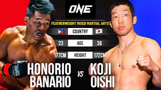 Honorio Banario vs Koji Oishi  Full Fight From The Archives [upl. by Brenner]