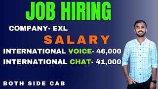 ChatVoice Hiring  Salary 41000 to 46000 upto  International Customer Service jobsearch jobs [upl. by Ailyn]