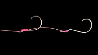 How to tie Snelled Hooks [upl. by Hgielar]