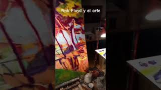 Pintando con Pink Floyd music guitar pinkfloyd love lyrics arte paisaje [upl. by Mela]