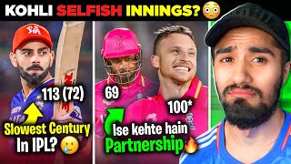 Mood Kharab Virat Kohli Century WASTED 💔  Jos Buttler 100 🔥  RR vs RCB [upl. by Bel]