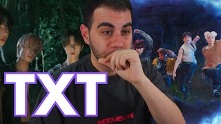 FIRST TIME LISTENING TO TXT  quotSugar Rush Ridequot quotFrostquot amp quot0X1LOVESONGquot Official MV REACTION [upl. by Say462]