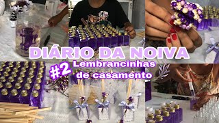 DIÁRIODANOIVA  preparando as lembrancinhas de casamento Mini difusor de ambiente [upl. by Yeldahc40]