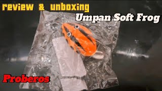 Review amp Unboxing Umpan Soft Frog Kodokan Proberos [upl. by Washington419]