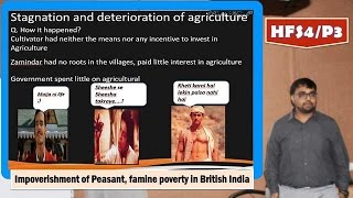 HFS4P3 Famines Poverty amp Farmers importverishment in British India [upl. by Bixler504]