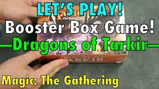 MTG  Lets Play Dragons of Tarkir BOOSTER BOX GAME Magic The Gathering  Opening a Box of packs [upl. by Aknahs]