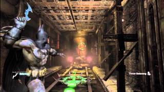 Batman Arkham City Riddler trophies Walkthrough Subway part 2 [upl. by Sherar]