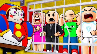 POMNI BARRY PRISON RUN AND AMAZING DIGITAL CIRCUS Funny Roblox Moments [upl. by Gilman]