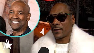 Snoop Dogg Says He ASPIRES To Be Like Denzel Washington [upl. by Goldenberg]