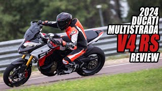 EXCLUSIVE 2024 Ducati Multistrada V4 RS Review [upl. by Elram334]