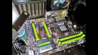 Raven 03 SilverStone RV 03  AIO water cooling kit Corsair H80i  HD 7950 CrossfireX [upl. by Gae]