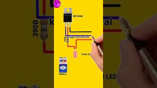 MOSFET project irfz44n on off touch switch shotrs [upl. by Niboc]