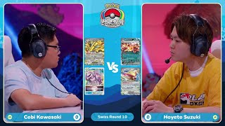 TCG Cobi Kawasaki Vs Hayato Suzuki 2024 Pokémon World Championships Swiss R10 [upl. by Eus976]