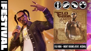 Flo Rida  Right Round feat Keha  Fortnite Festival EXPERT ALL INSTRUMENTS 100 FLAWLESS [upl. by Candide]