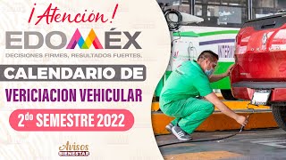 hasta que FECHA tengo para hacer la VERIFICACION VEHICULAR 2022 del EDOMEX [upl. by Ramberg]