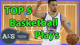 Top 5 Offensive Basketball Plays [upl. by Afital]