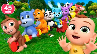 Count Ten Little Animals Song More Lalafun Nursery Rhymes amp Kids Songs [upl. by Huba]